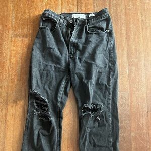 Abercrombie straight ankle jeans
